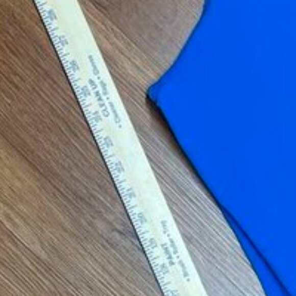 👉 Members Mark Blue Athletic Leggings w/ White Trim L - Picture 4 of 7